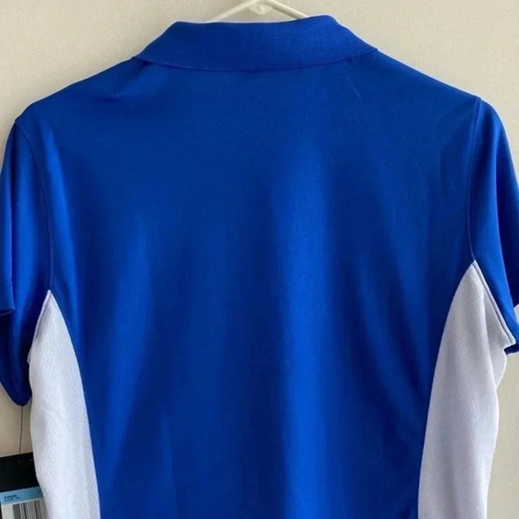 Nike Dri-Fit Blue and White Alabama Crimson Tide Polo Shirt, Women’s Medium - Picture 12 of 15